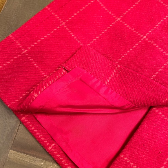 J McLaughlin, red wool pencil skirt size 4 - Picture 5 of 8